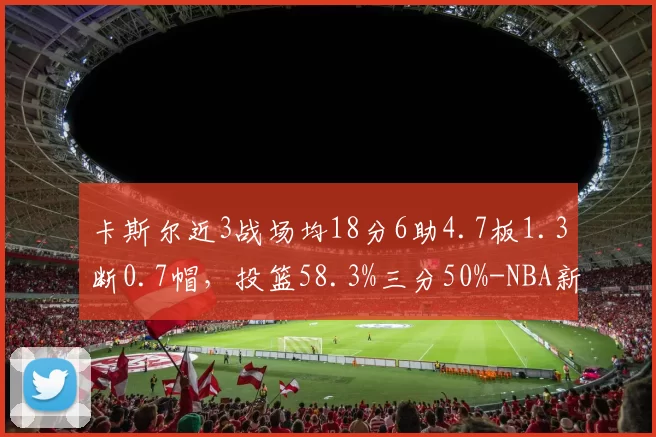 卡斯尔近3战场均18分6助4.7板1.3断0.7帽，投篮58.3%三分50%-NBA新闻
