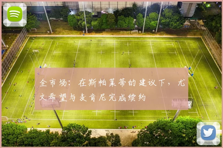 全市场：在斯帕莱蒂的建议下，尤文希望与麦肯尼完成续约
